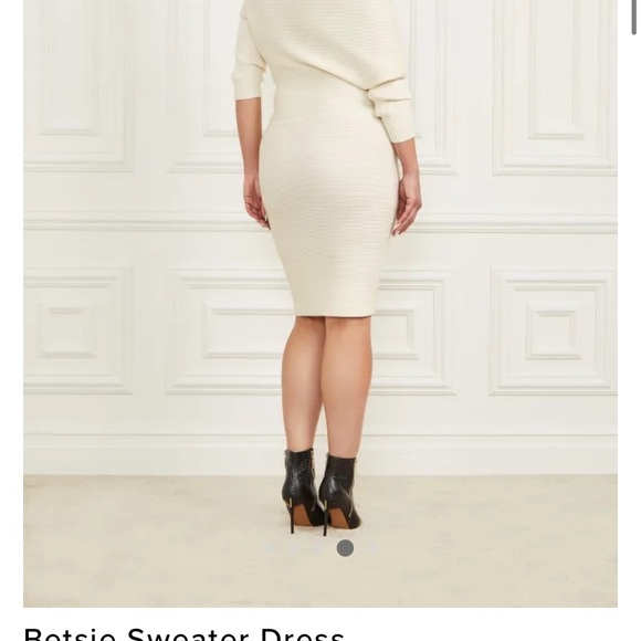 Marciano Sweater White or Burgundy Dress - Size XS - Picture 3 of 8